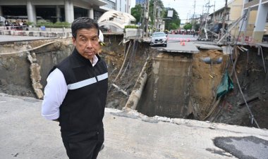 ผู้ว่าฯชัชชาติสั่งมาตรการเร่งด่วน 7 ข้อคุมเข้มถนนทรุด-หลุมยักษ์หน้วรพ.ชิรพยาบาล