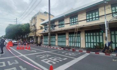 กทม.ประกาศ‘ห้ามเข้า-ใช้อาคาร’ ชี้ช่องทาง ‘ขอรับการเยียวยา’ เหตุถนนทรุด