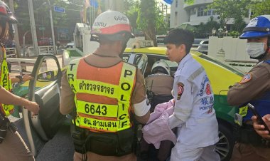 ชื่นชม!ตำรวจช่วยทำคลอดฉุกเฉินใกล้ถนนทรุดรพ.วชิรพยาบาล