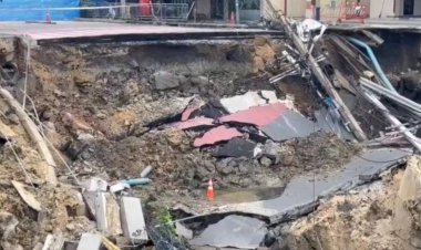 กทม.ลุย เทคอนกรีตอุดรอยรั่วหลุมยักษ์หน้ารพ.วิชรฯยันภาพรวมคงที่