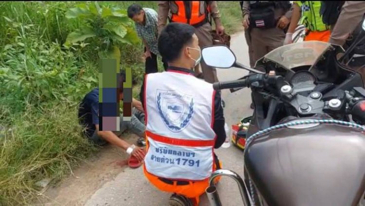 รวบทันควันหนุ่มเมียนมาเมาเหล้าทะเลาะเพื่อนร่วมชาติจ้วงไส้ทะลัก