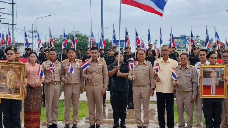 ศรีสะเกษรวมใจ “กันทรลักษ์รวมพลังสู่ชายแดน ปกป้องแผ่นดินไทย” ส่งพลังศรัทธาให้ทหารกล้าแนวหน้า
