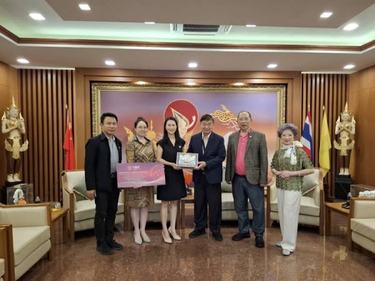 CACF-Thailand ครั้งที่ 12 เชื่อมสัมพันธ์ไทย-จีน เข้าพบ “สมาคมวัฒนธรรมและเศรษฐกิจไทย-จีน”