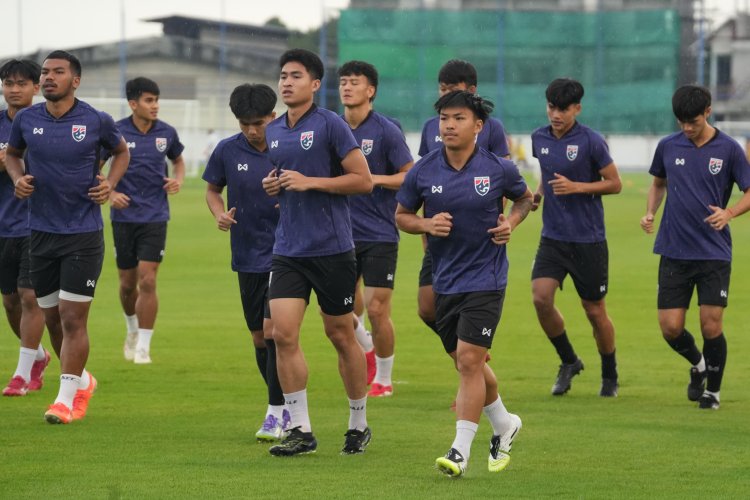 ทีมชาติไทย U23 ซ้อมเข้ม เตรียมฟัด "เลบานอน"หวังเก็บ 3 แต้ม