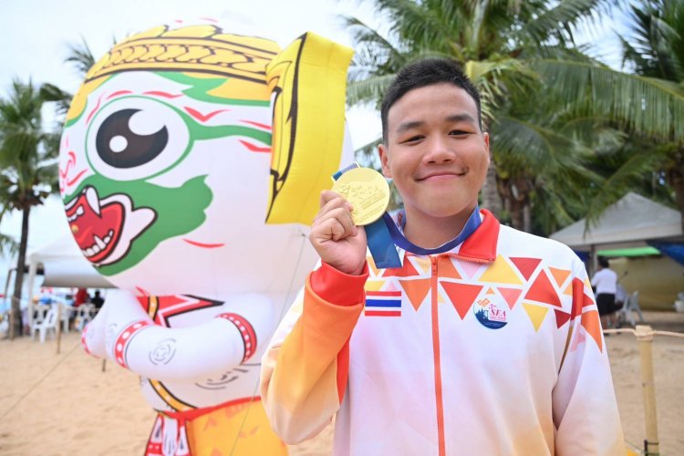 ไทยประเดิม 2 ทอง ว่ายน้ำมาราธอนอาเซียน"ฉลามหวาย" คว้าแชมป์ 10 กม.รุ่นเล็กครั้งแรก