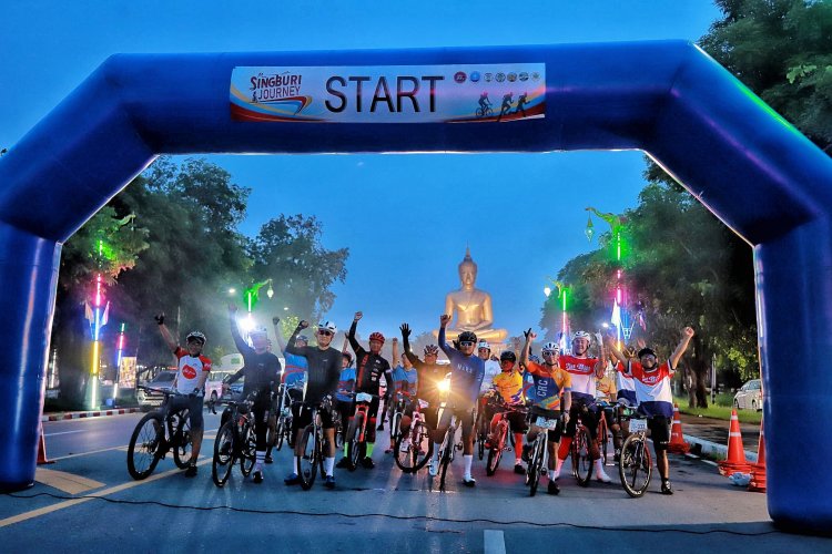 ปั่น “Singburi Journey Run Ride Cycling”ฟังเรื่องเล่าตำนานเมืองสิงห์