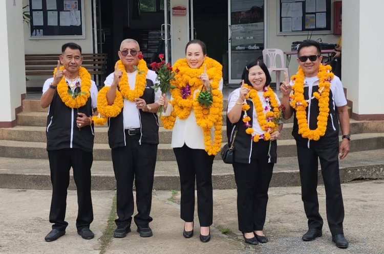 “นายกเจิน”สมัครนายก.อบต.แม่ปะ   ได้เบอร์ 1 พร้อมเปิดตัวทีมงานบริหาร