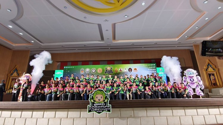 กริพเพน เปิดงาน การแข่งขันหุ่นยนต์ “ศรีสะเกษ โรโบติ๊กส์ ปี 2568” ชิงถ้วยและเงินทุนการศึกษา