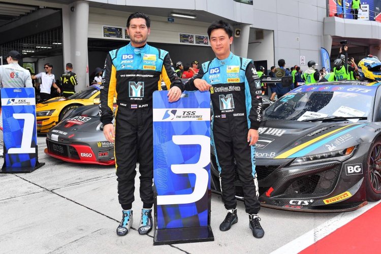 "ปิติ-กันตศักดิ์" ขึ้นโพรเดียม GT32 เรซซ้อน ที่เซบัง มาเลยเซีย