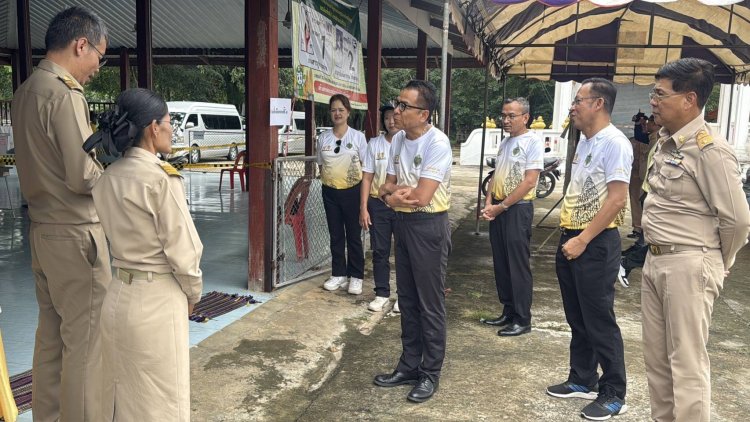 "แสวง บุญมี"เลขาฯกกต.ลงพื้นที่ตรวจความเรียบร้อยเลือกตั้งซ่อมสส.ศรีสะเกษ