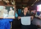 ป้ายชาวอุทัยธานีวัย 71 ปีน้อมรำลึกพระมหาธิคุณสมเด็จพระพันปีหลวง
