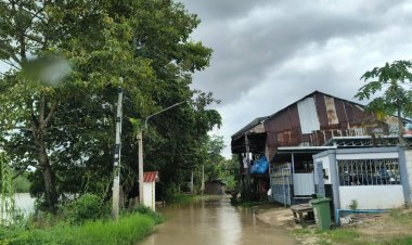 พิษพายุ "บัวลอย"ฝนตกหนักท่วมอำเภอนาดี-ประจันตคาม เร่งช่วยเหลือผู้ประสบภัย