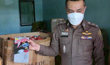 ทลายแหล่งปลอม "กาวตราช้าง" ยกเครือข่าย ยึดของกลางกว่า 2.1 หมื่นชิ้น
