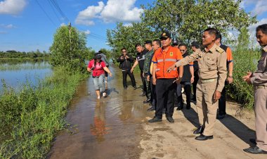 เขื่อนหัวนาศรีสะเกษเปิดประตูระบายน้ำทั้ง 14 ประตูน้ำเอ่อท่วมหลายชุมชนท้ายน้ำ