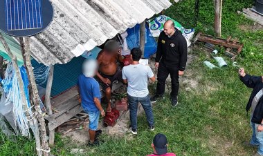 ตำรวจตามรวบเฒ่าวัยเกษียณหนีคดีข่มขืนลูกบุญธรรมซุกบ่อกุ้งร้าง