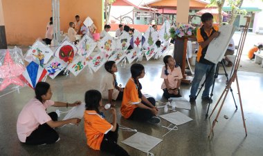 สอนเด็ก “เรียนรู้การทำว่าวไทย”สืบสานภูมิปัญญาไทย ส่งเสริมศิลปวัฒนธรรม