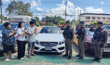 ตำรวจทางหลวงปราจีน-สระแก้ว ตรวจยึดรถเบนซ์หรูเจ้าของติดตามนานกว่า 4 เดือน