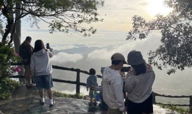 ลมหนาวมาเยือนแล้ว "ภูเรือ"นักท่องเที่ยวเริ่มหนาตาสัมผัสแสงอาทิตย์แรก