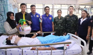 รองผู้ว่า ฯ นราธิวาสย้ำ ช่วยเหลือดูแลผู้ได้รับบาดเจ็บเหตุลอบวางบึ้มยี่งออย่างเต็มที่