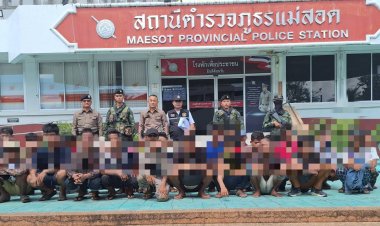 ทะลักไม่หยุด!"แม่สอด 1"สั่งตำรวจสายตรวจสนธิฉก.ราชมนูสกัดแรงงานต่างด้าว 34 ราย