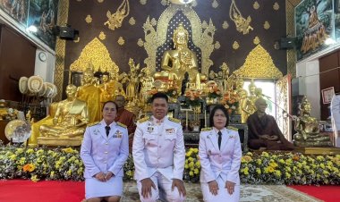 ปภ.จังหวัดอำนาจเจริญ ร่วมทำบุญกฐินพระราชทาน ณ วัดเจ็ดยอด เชียงใหม่