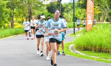 สสส.-มูลนิธิรณรงค์ไม่สูบบุหรี่ผนึกกกท.-กทม. จัดวิ่งเดินสุขภาพสร้างฮีโร่