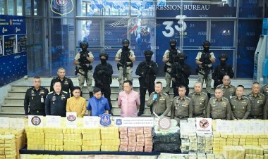 "อนุทิน"นำแถลงผลกวาดล้างยาเสพติด ยึดยาบ้ากว่า 33 ล้านเม็ด ไอซ์-คีตามีนรวมกว่า 1.3 ตัน ย้ำ ไม่ปรานีผู้ค้ายา