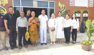 'พ.ต.อ.ทวี' ส่ง 'กูเซ็ง-กำนันเพื่อน ร่วมทอดกฐิน-ผ้าป่า วัดเวฬุวัน นราฯ