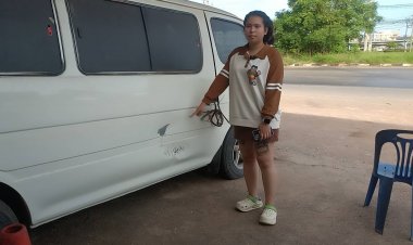 ระทึก!18ล้อทำเฟืองหลุดหวิดตัดคอกู้ภัยสาวขาดขณะที่นอนดูมือถือหน้าจุดรับแจ้งเหตุ