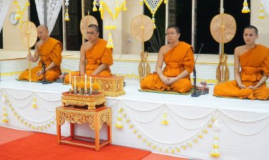 พสกนิกรปราจีนบุรีจัดพิธีสวดพระอภิธรรมถวายเป็นพระราชกุศลแด่สมเด็จพระพันปีหลวง