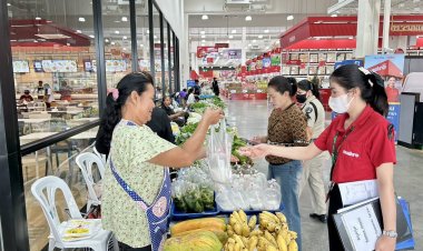 พัฒนาชุมชนอำนาจเจริญเปิด "ตลาดนัดเกษตรเพื่อชุมชน"กระตุ้นเศรษฐกิจฐานราก