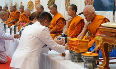 ศรีสะเกษประกอบพิธีบำเพ็ญกุศลสัตตมวารถวายเป็นพระราชกุศลสมเด็จพระพันปีหลวง