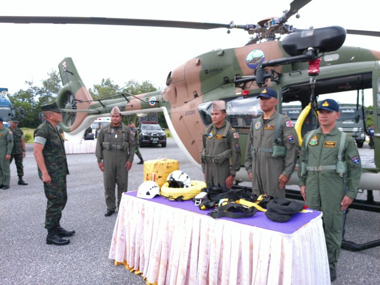 "นาวิกโยธิน กองทัพเรือ"ระดมกำลังพล ยุทโธปกรณ์ ยานพาหนะรับมืออุทกภัยใต้
