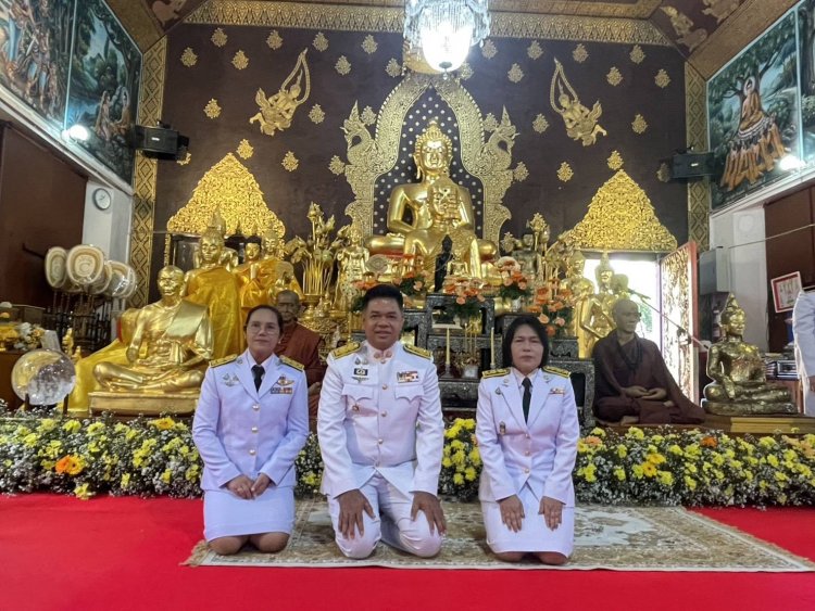 ปภ.จังหวัดอำนาจเจริญ ร่วมทำบุญกฐินพระราชทาน ณ วัดเจ็ดยอด เชียงใหม่