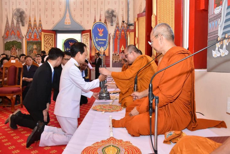 ธนาคารกรุงเทพถวายผ้าพระกฐินพระราชทานวัดสำราญนิเวศน์ พระอารามหลวง อำนาจเจริญ