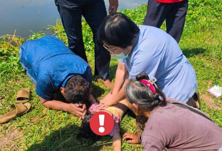 ชื่นชม! พยาบาลวิชาชีพชำนาญการ รักษาราชการแทน ผอ.รพ.สต.คู้ลำพันCPR ดญ.จมน้ำฟื้นคืนชีพ