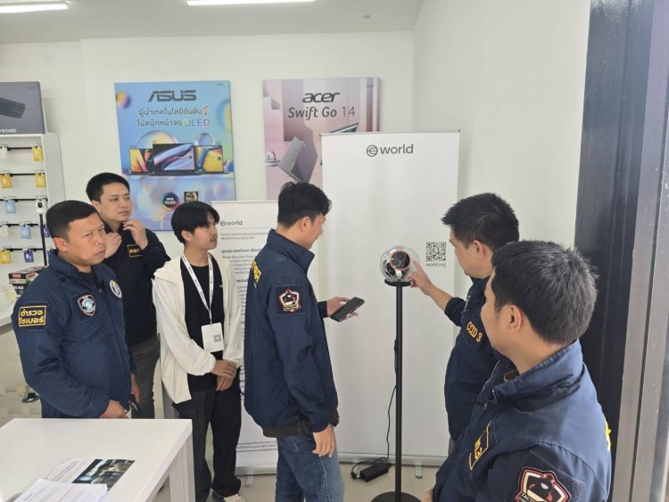 ตร.ไซเบอร์ปฏิบัติการ 109 จุด ทั่วประเทศ ทลายแก๊งรับแลกเหรียญ Worldcoin หลังคนแห่สแกนม่านตา