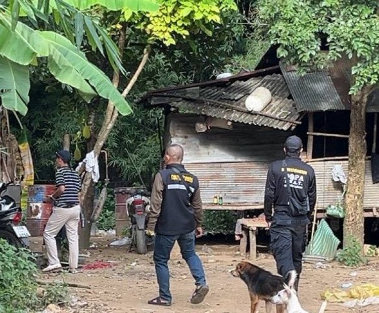ตำรวจแม่สอดปูพรมค้นรวบคนร้ายฆ่าปาดคอหญิงสาวดับคาห้องน้ำ