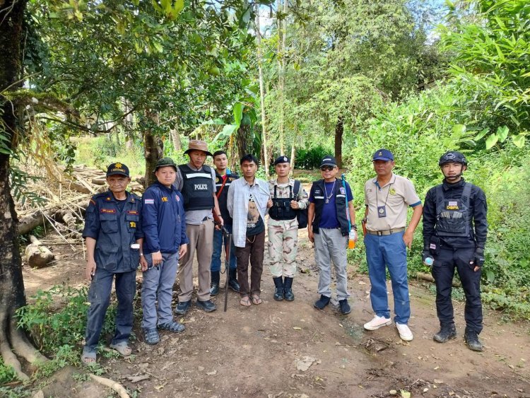 “ป.อ๊อด”  นำ อส. , ชรบ. ,ร่วม ตำรวจ สภ.อุ้มผาง จับผู้ต้องหา ยาบ้า และอาวุธปืนลูกซอง