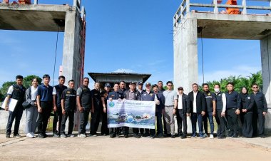 กรมชลประทาน นำสื่อฯลงพื้นที่ชมโครงการแก้ไขปัญหาภัยแล้งและอุทกภัยแม่น้ำสายบุรี 3 จังหวัดชายแดนใต้