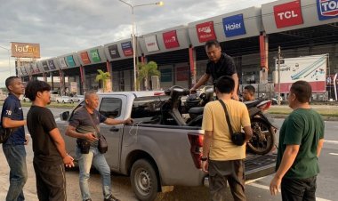 ชุดสืบ สภ.อุทุมพรพิสัยตามจับแก๊งขโมยรถจยย.2 ผู้ต้องหาหลบหนีไปได้ 1 คน