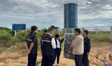 ป.ป.ท. เขต 6ลุยตรวจทรัพยากรน้ำที่ 9ใช้งบ 49 ล้านสร้างระบบกระจายน้ำแล้วทิ้งร้างใช้งานไม่ได้