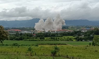 ทหารเมียนมา ร่วม BGF ระเบิดอาคารสำนักงาน KK Park  ครั้งที่ 23