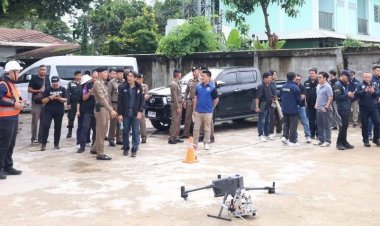 กสทช. ลุยพื้นที่แม่สอด ตรวจเสา-สัญญาณมือถือ ใช้โดรนบินตรวจตามชายแดนฝั่งเมียวดี-ชเวก๊กโก่