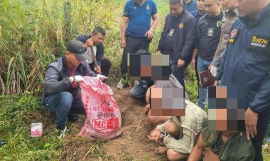 ชุดพิทักษ์นครลำดวน 238บุกรวบแก๊งค้ายาบ้าเครือข่าย"อ้น ศิลาลาด"ซุกป่ามันยึดแสนเม็ด