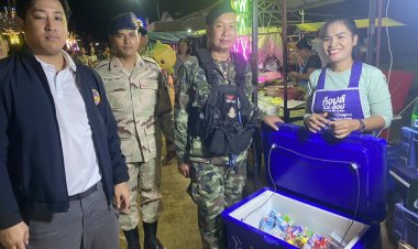 ศรีสะเกษ ลอยกระทงฉาว จัดคอนเสิร์ต-ขายเหล้า วัยรุ่นยกซด กระดกเบียร์ ต่อหน้าเจ้าหน้าที่