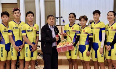 "เสธ.หมึก"  เยี่ยมนักปั่นทีมชาติ ก่อนลุยศึกซีเกมส์ ตั้งเป้า 6 เหรียญ