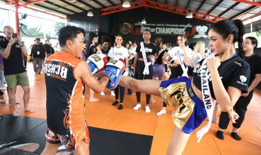 “สวยได้สตรองด้วย” นางงาม MU2025 ใส่นวมลุย “ไทยเกอร์ มวยไทย”