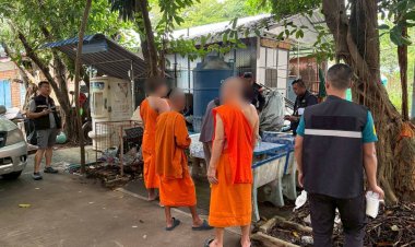 นอภ.วชิรบารมีสั่งลุย ป้องกันปราบปรามยาเสพติดในวัดตรวจเจอหลวงพี่ฉี่สีม่วง