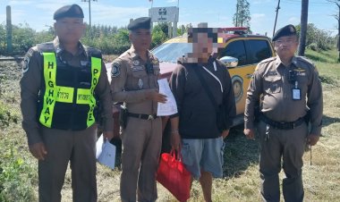 CIB ทล.ชัยภูมิรวบ "บอม นครสวรรค์" ผู้ต้องหาคดีลักทรัพย์กลางสถานีรถไฟจัตุรัส หลังหลบหนีกบดานหลายพื้นที่